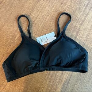 NWT Black Bikini Top